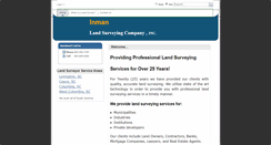 Desktop Screenshot of inmanlandsurveying.com